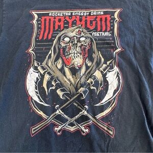 Vtg 2014 Rockstar Mayhem Festival‎ Avenged Sevenfold Korn Y2K Band Merch Metal
